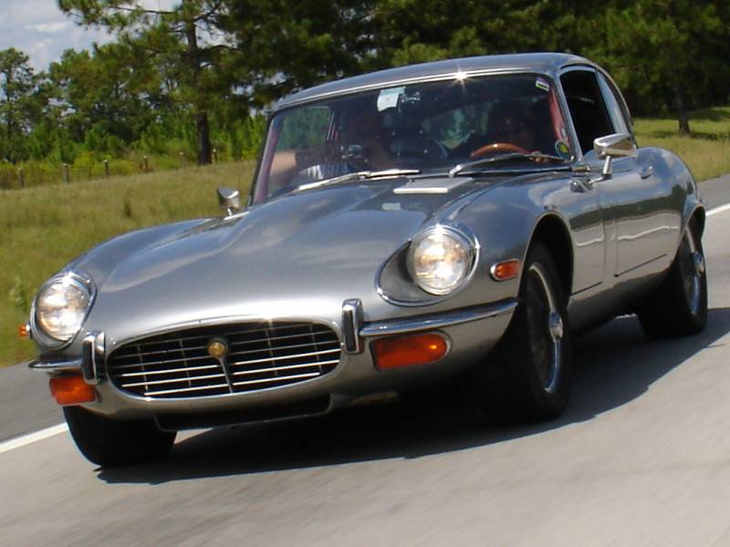 72 E-type on the road