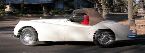 Dean Davis and his spectacular XK140