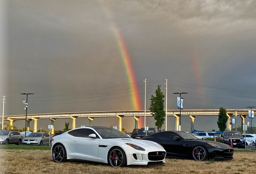 Rainbows and cars!