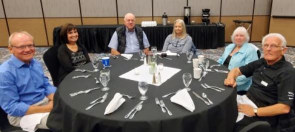 The Banquet -Steven & Denise Bruce, Larry & Gloria Dunn, Janet & Dave Clarke