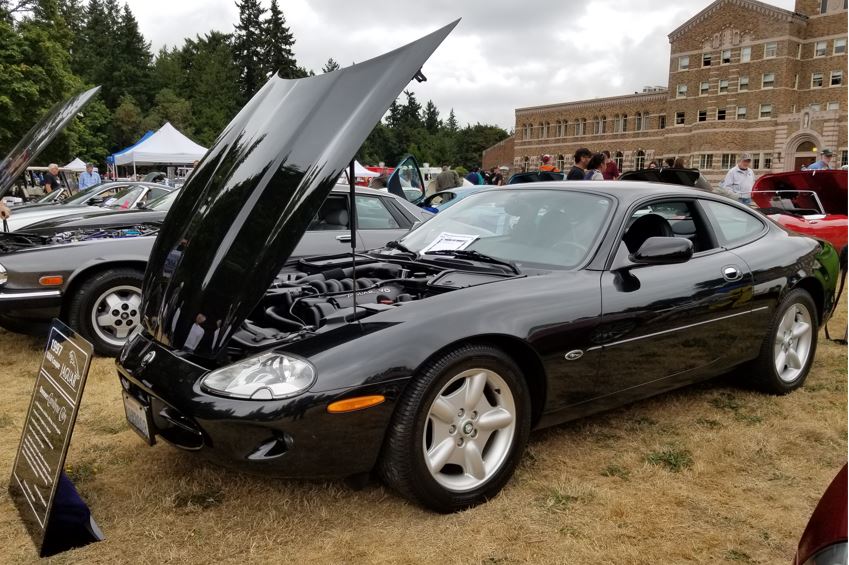 1997 XK8 belongs to Carolynne Colby who brought two cars to the show.