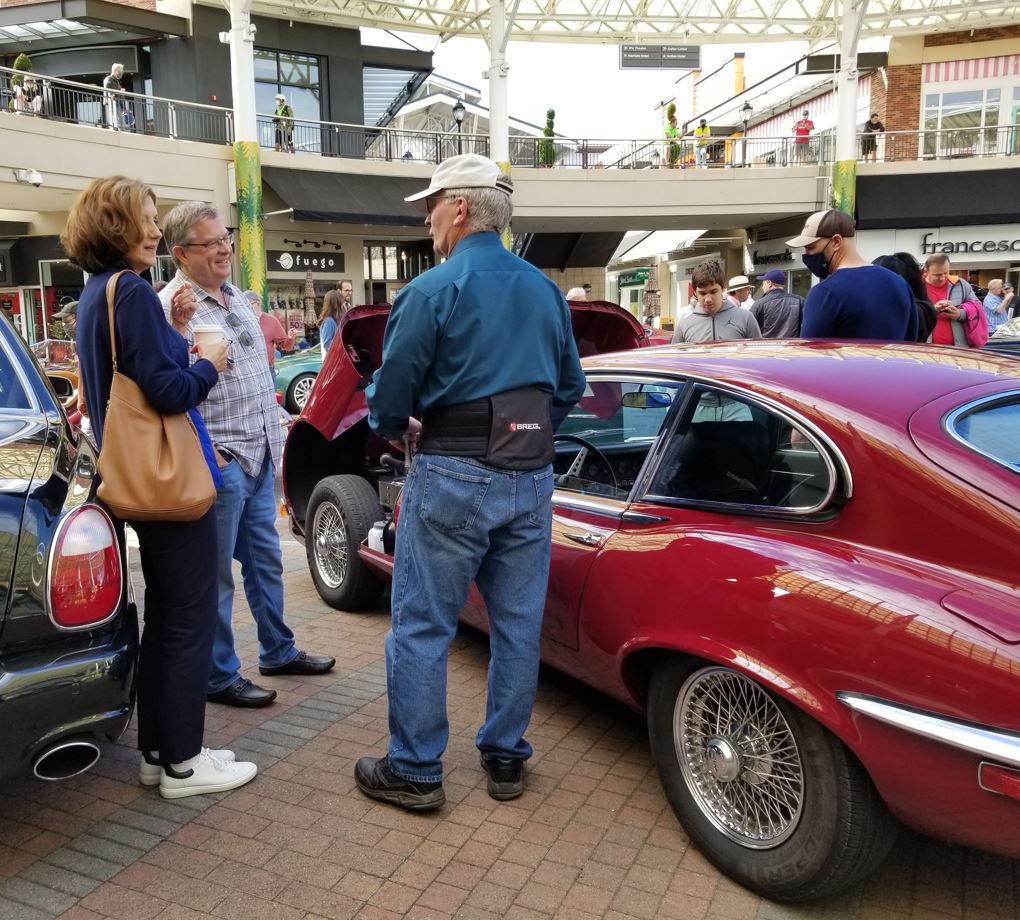 Brian Case enjoys answering everyone's questions about the E-Type and just talking cars!