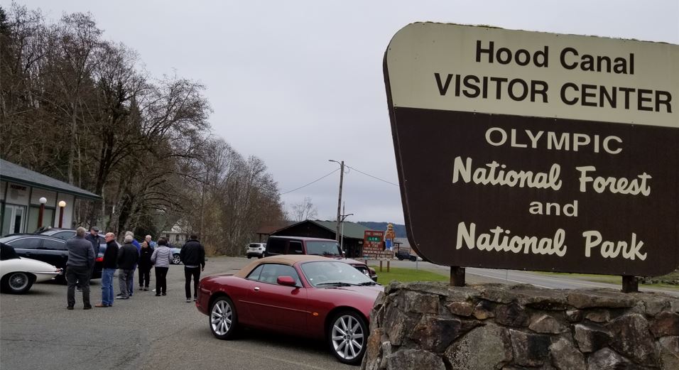 We stopped along the drive at this Hood Canal Visitor Center.