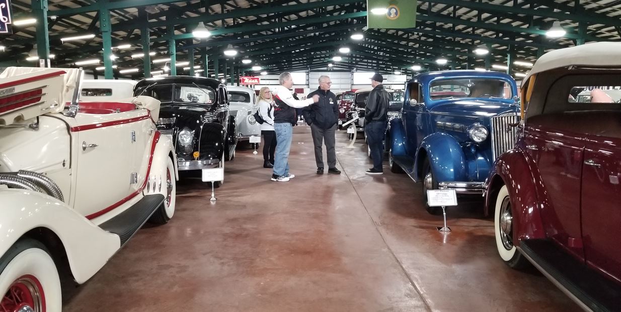 Members enjoyed talking with others about the cars as they walked through the museum.  Remembering the good old days!