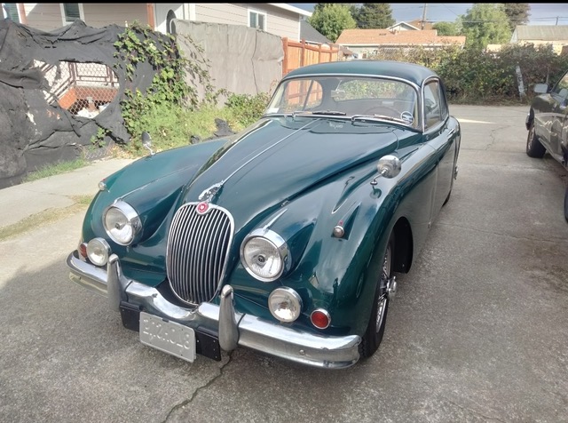 1958 XK150 FHC in BRG 