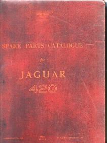 Parts manual for the Jaguar 420