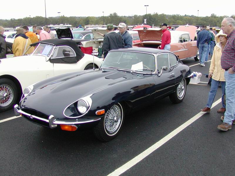 1969 E Type FHC, dark blue