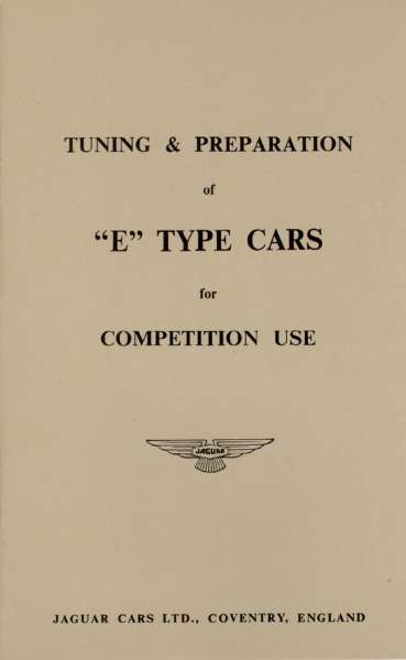 E-type Tuning & Prep for Competition.