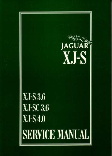 XJS, XJ-SC 3.6, XJS 4.0