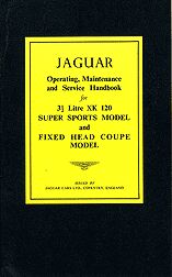 XK120 Owners Handbook